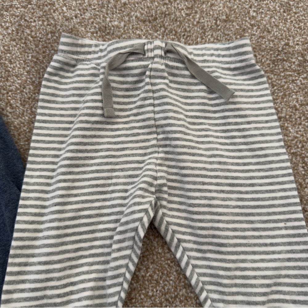 Baby Gap Pants 6-12M Organic Cotton Joggers Drawstring Bundle - Picture 4 of 12
